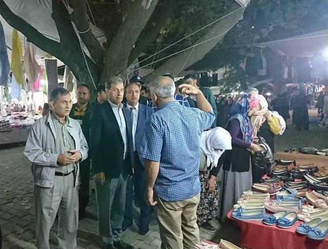 Başkan Özkan’dan Panayır Esnafına Destek Ziyareti 1