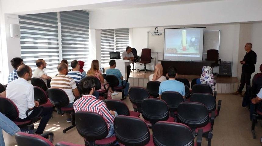 Yozgat&rsquo;ta &Ouml;ğretmenlere Yangın Eğitimi Veriliyor