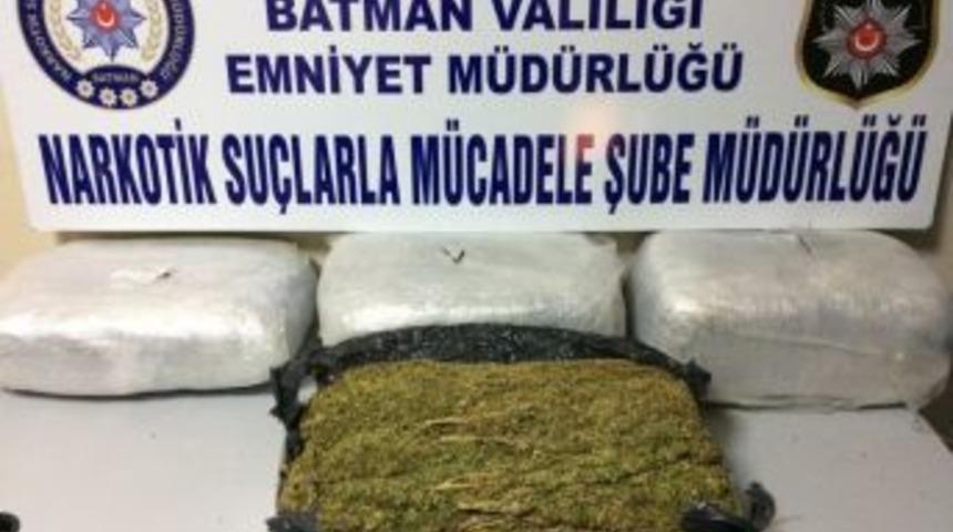 Batman&rsquo;da 21 Kilo 200 Gram Esrar Ele Ge&ccedil;irildi