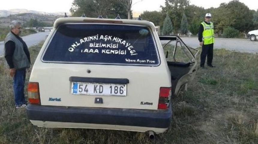 Ceviz Hırsızlığı Ş&uuml;phelileri Kaza Yapınca Yakalandı