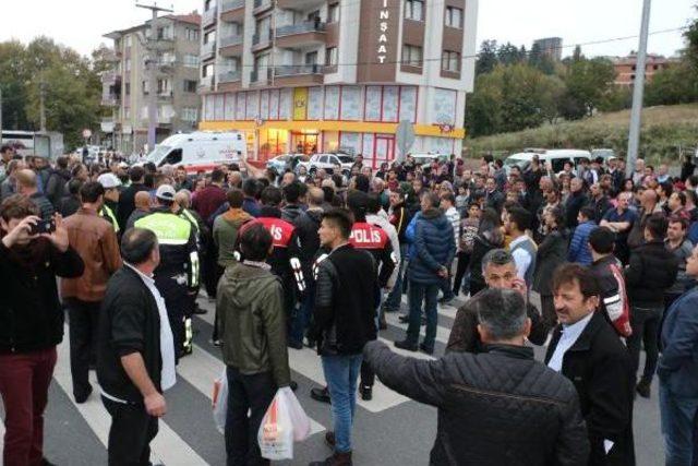 Zonguldak Ereğli'de Kazaların Yaşandığı Yolda Eylem