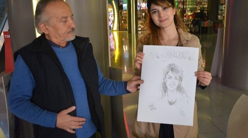 5 Dakikada 5 Liraya Portre &Ccedil;izim