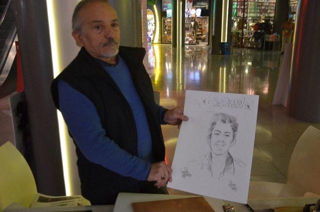 5 Dakikada 5 Liraya Portre &Ccedil;izim 1