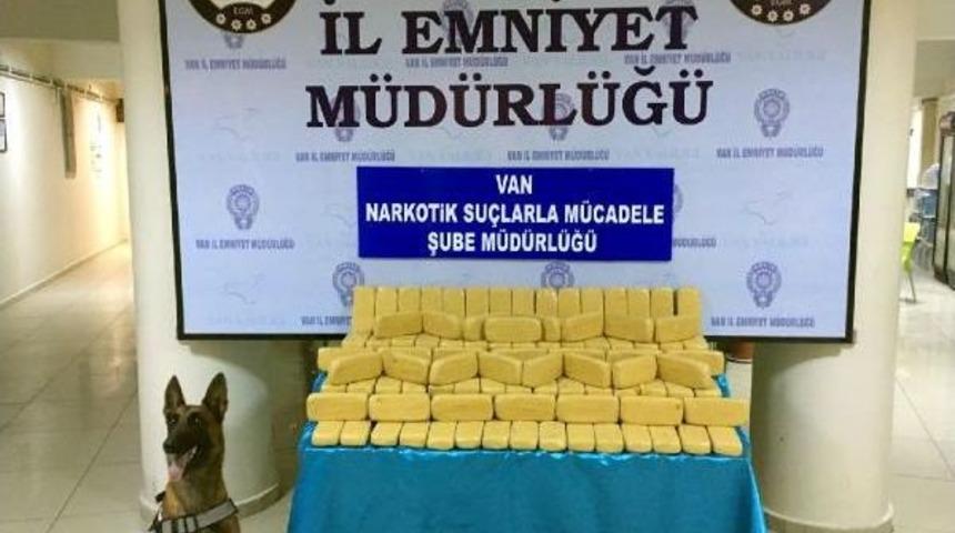 Van'da 9 Ayda 2 Ton 21 Kilo Eroin Ele Geçirildi