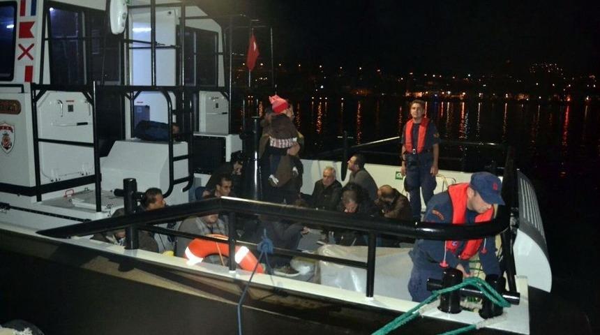 Bodrum&rsquo;da 47 G&ouml;&ccedil;men Yakalandı