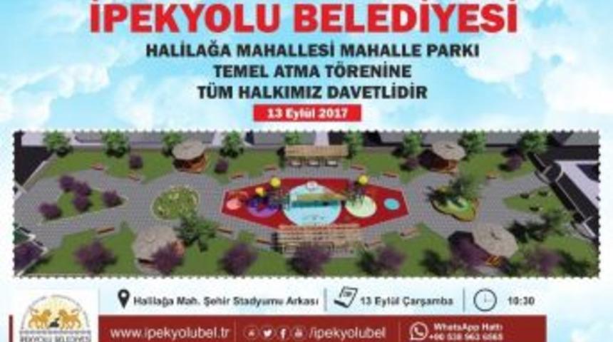 İpekyolu Belediyesinden Bir Park Müjdesi Daha