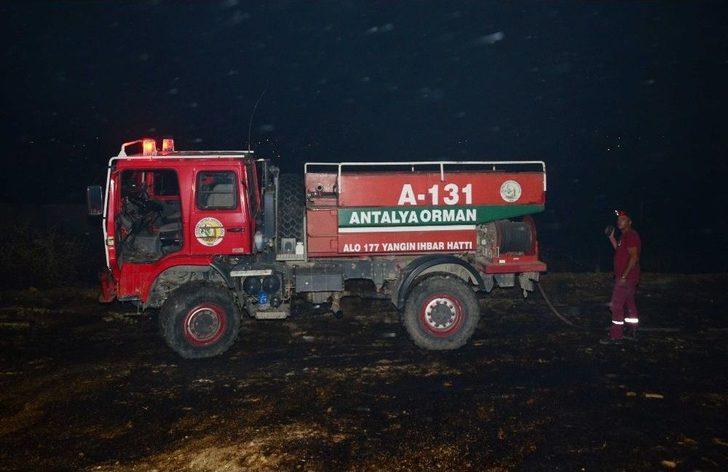 Manavgat’ta Aynı Gece 5 Ayrı Orman Yangını G3