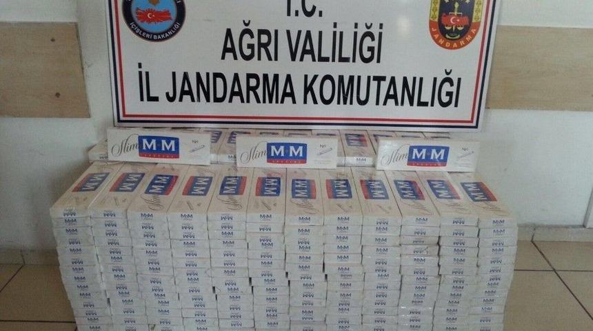 Doğubayazıt&rsquo;ta Bin 150 Karton Ka&ccedil;ak Sigara Yakalandı