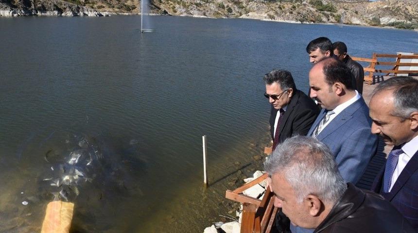 Sille Barajı&rsquo;na 35 Bin Yavru Balık Bırakıldı