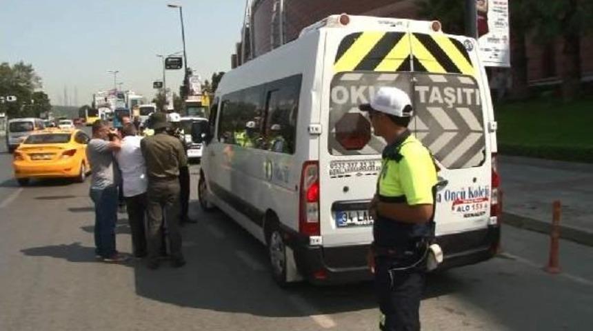 Anadolu Yakası'nda Da Okul Servisleri Denetlendi