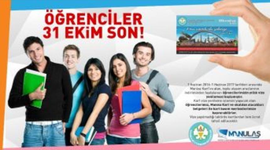 B&uuml;y&uuml;kşehirden &Ouml;ğrencilere Manisa Kart Hatırlatması