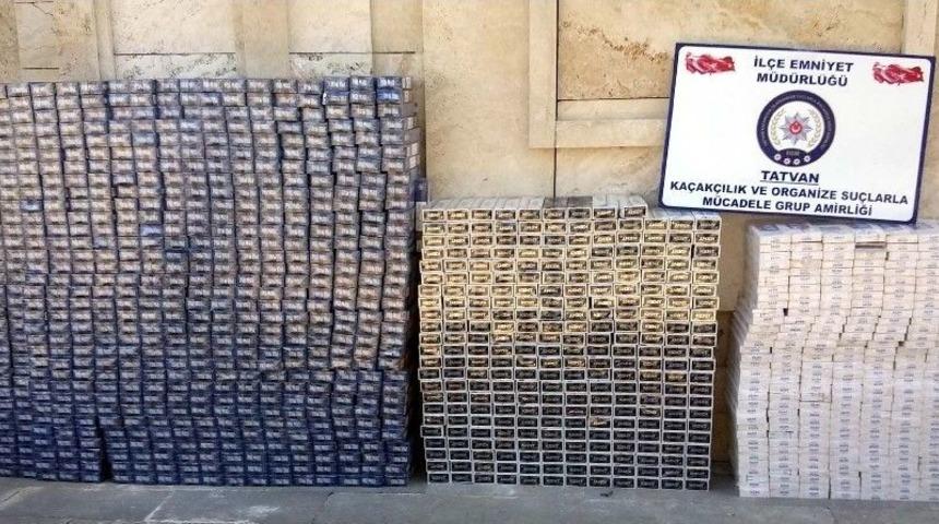 Bitlis’te 19 Bin Paket Kaçak Sigara Ele Geçirildi