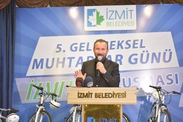 İzmitli Muhtarlar Göreve Bisikletle Gidecek