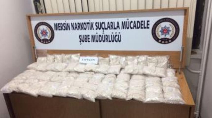 Mersin&rsquo;de 219 Bin Captagon Hap Ele Ge&ccedil;irildi
