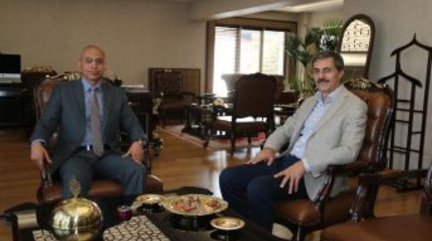 Başkan Alemdar’an İl Emniyet Müdürü Kaya’ya Ziyaret