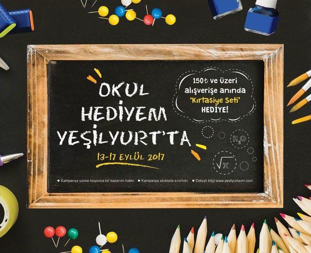 “okul Hediyem Yeşilyurt’ta” Kampanyası