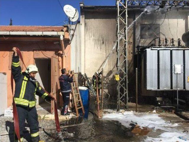 Turgutlu'da Trafo Yangını