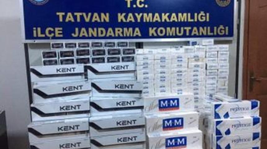 Tatvan&rsquo;da 600 Karton Ka&ccedil;ak Sigara Ele Ge&ccedil;irildi