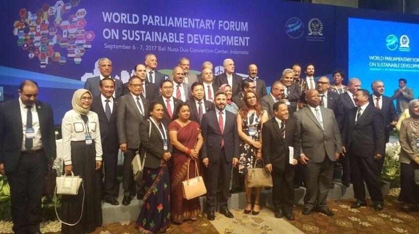 Aydın S&uuml;rd&uuml;r&uuml;lebilir Kalkınma D&uuml;nya Parlamenterler Forumunu Değerlendirdi