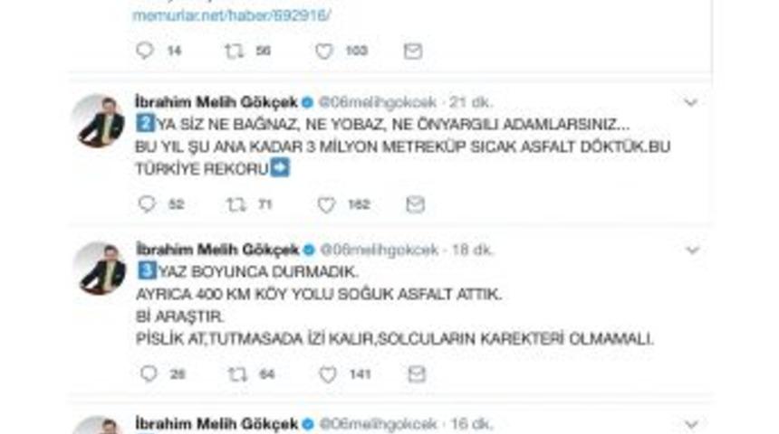 Melih G&ouml;k&ccedil;ek&rsquo;ten &ldquo;memurlar.net&rdquo;e &Ouml;z&uuml;r Dileme &Ccedil;ağrısı