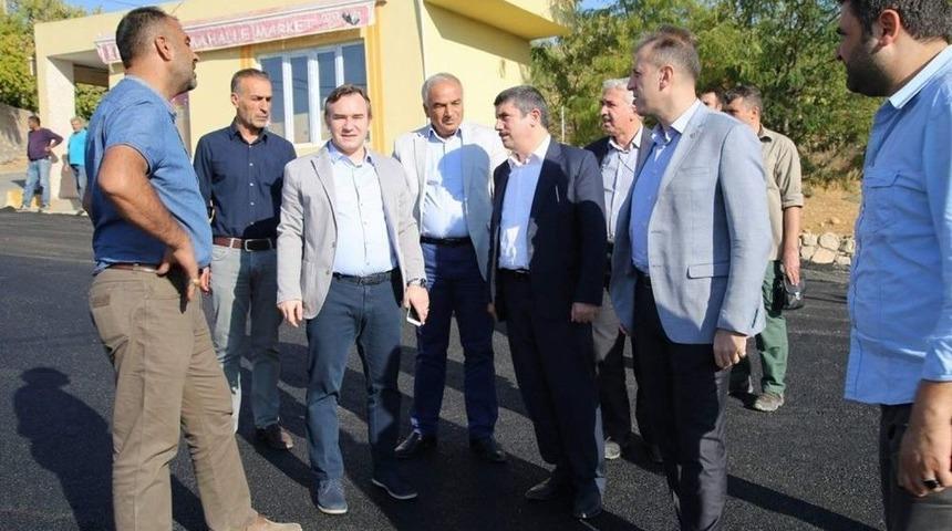 Aktay Ve Taşkın Asfalt &Ccedil;alışmaları İnceledi