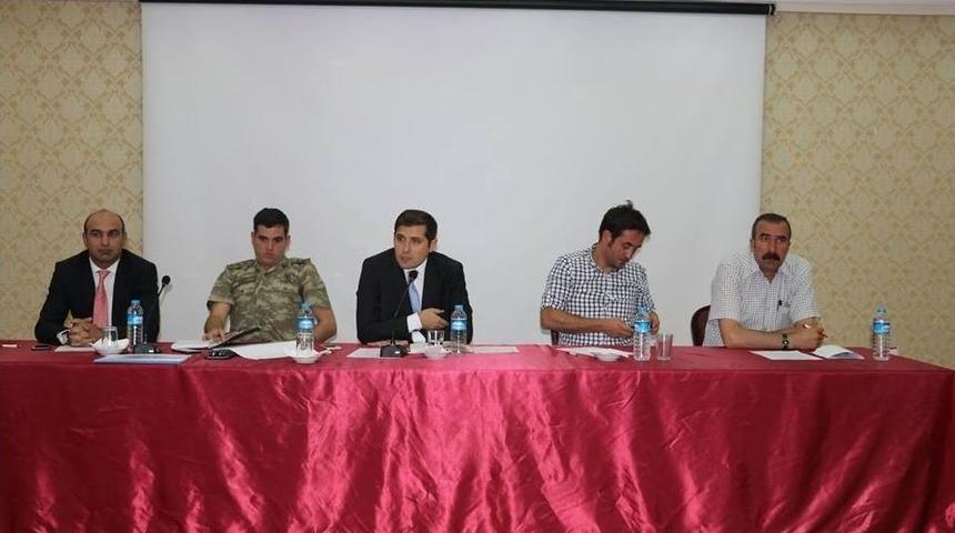 Tutak&rsquo;ta Okul Ve &Ccedil;evre G&uuml;venliği Toplantısı Yapıldı