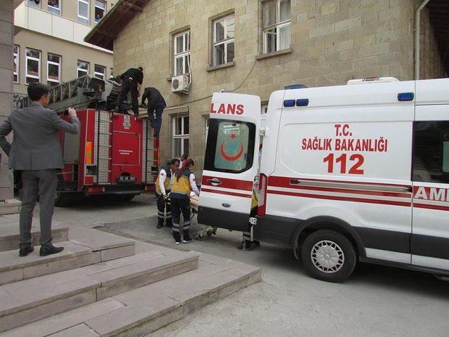 Sandıklı Devlet Hastanesinde Yangın Tatbikatı Yapıldı 1