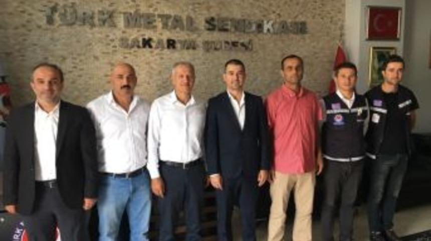 Başkan Dişli&rsquo;de T&uuml;rk Metal Sendikası&rsquo;na Ziyaret
