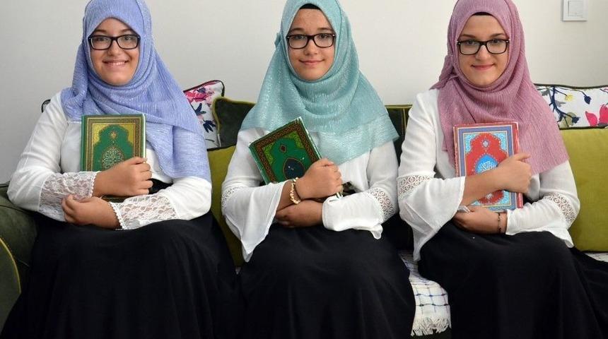 (&ouml;zel Haber) &Uuml;&ccedil;&uuml;z Kız Kardeşlerin Hatim Sevinci