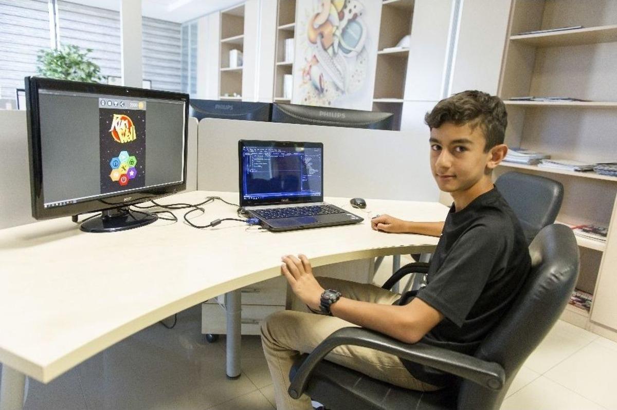 (&ouml;zel Haber) 13 Yaşında Oyun Hazırladı: Hedefi 1 Milyon Kişiye Ulaşmak