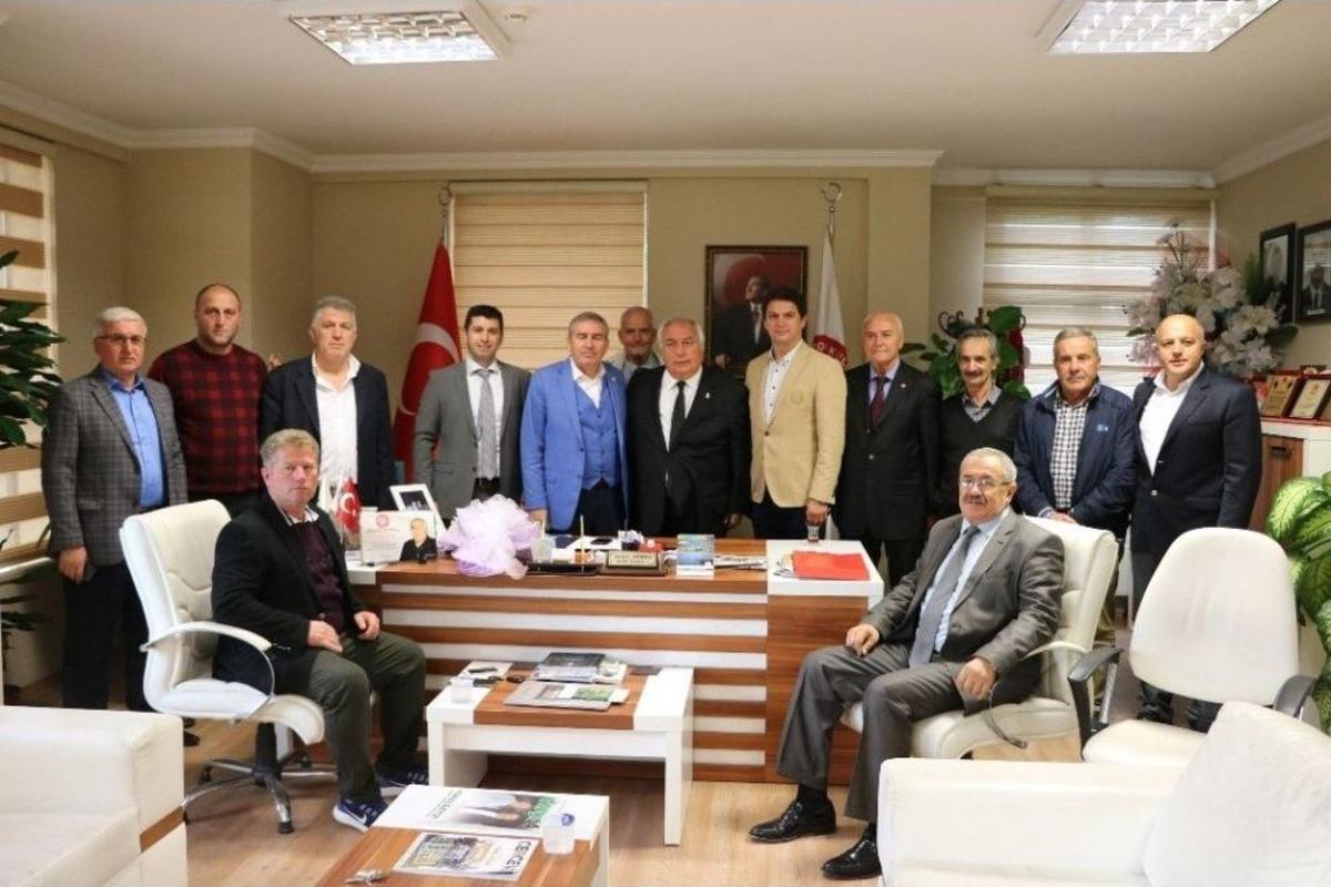 Başkan Zımba, Tbesf Başkanı Arif &Uuml;mit Uzt&uuml;rk&rsquo;&uuml; Ağırladı