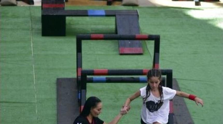 Minikler, Macera Parkurunda Yarıştı