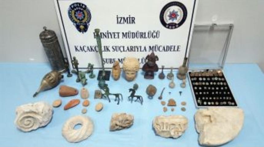 İzmir’de Tarihi Eser Kaçakçılığı: 1 Gözaltı