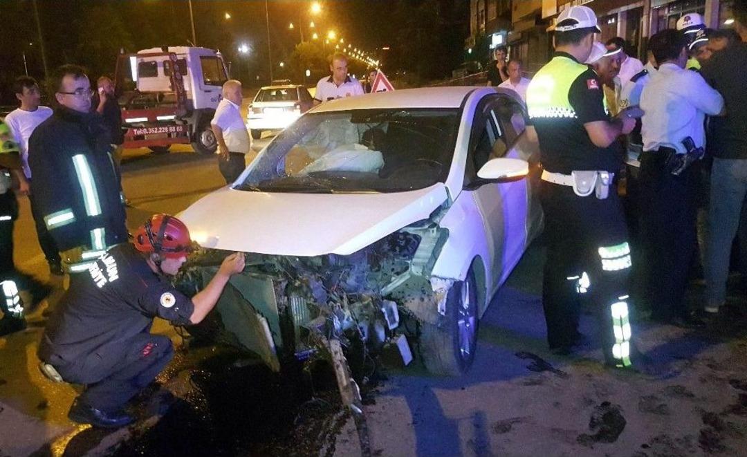 Samsun&rsquo;da Trafik Kazası: 6 Yaralı