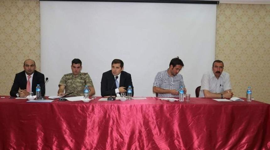 Tutak&rsquo;ta, Okul Ve &Ccedil;evre G&uuml;venliği Toplantısı Yapıldı