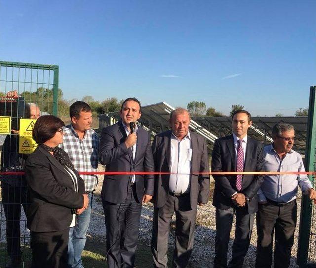 Balabanköy’e 523 Tl’ye Kurulan Güneş Enerji Santrali Açıldı