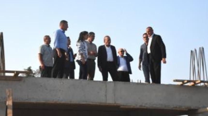 D&uuml;zce Belediyesi Gasilhane İnşaatı Devam Ediyor
