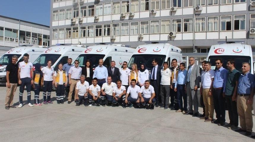 Adıyaman&rsquo;da 5 Yeni Ambulans Hizmete Girdi
