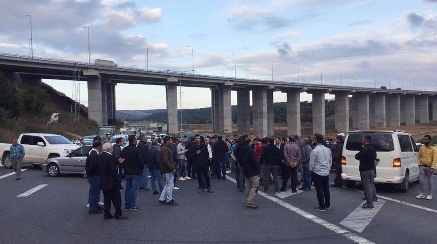 Beykoz Riva Yolunda "kaza" Eylemi