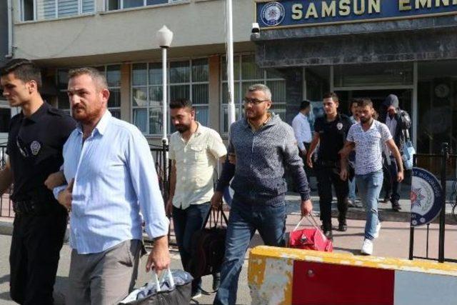 Samsun'da 19 Fetö Şüphelisi Adliyede