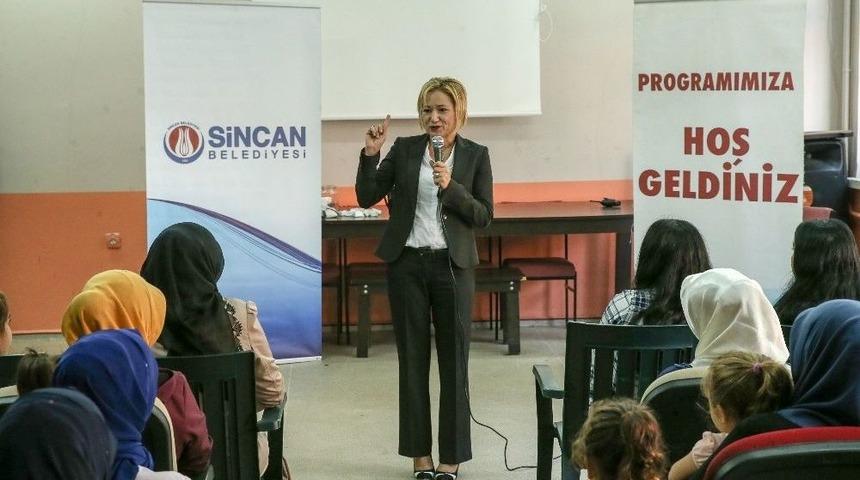 Sincan Belediyesi, Ailelere De Eğitim Veriyor