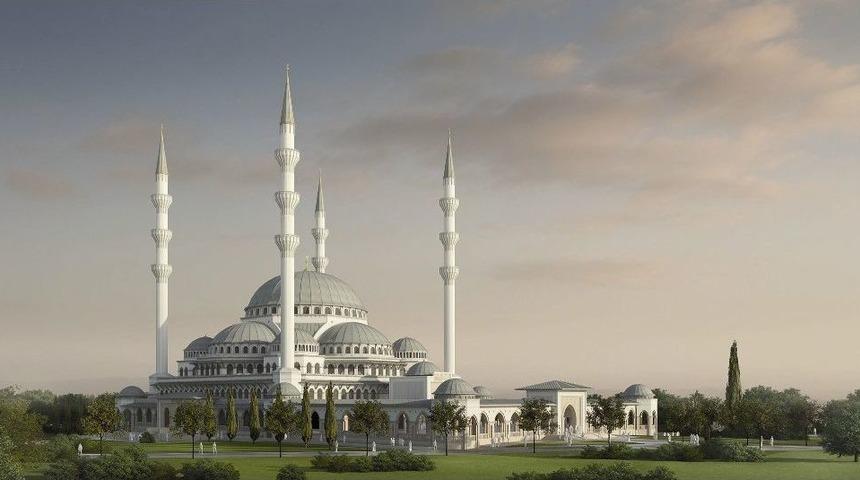 Uludağ &Uuml;niversitesine 4 Minareli 20 Bin Kişilik Cami