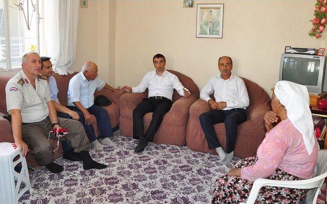 Milas Kaymakamı Arslan’dan Şehit Ailesine Ziyaret 2