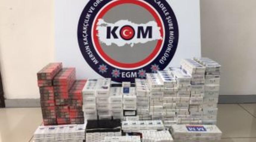 Mersin&rsquo;de 14 Bin Paket Ka&ccedil;ak Sigara Ele Ge&ccedil;irildi
