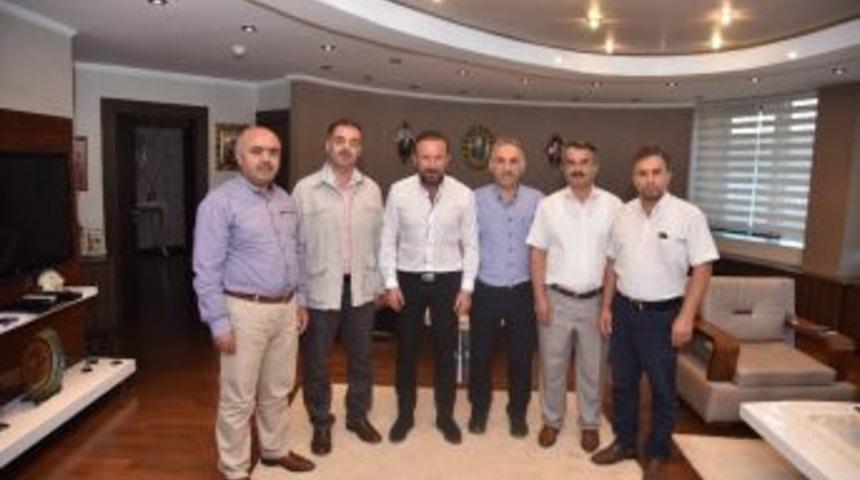 Din G&ouml;revlilerinden Başkan Doğan&rsquo;a Ziyaret