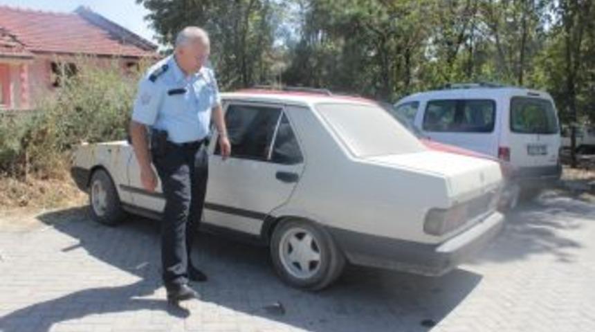 &Ccedil;alınan Otomobil Polis Tarafından Terk Edilmiş Halde Bulundu