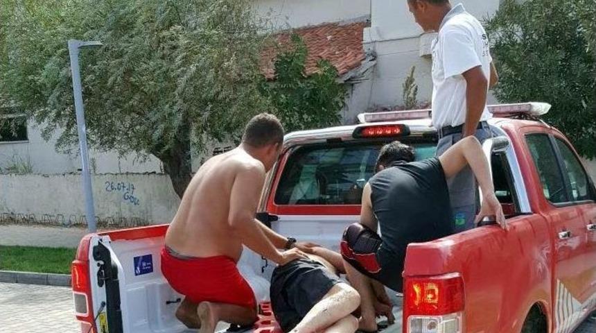 İtfaye Aracı İle Hastaneye Yetiştirildi