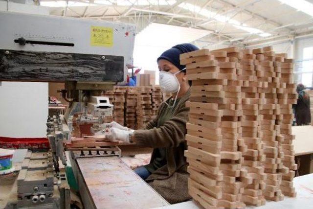 Kadın Marangozlar Ahşap Oyuncak Üretiyor 1