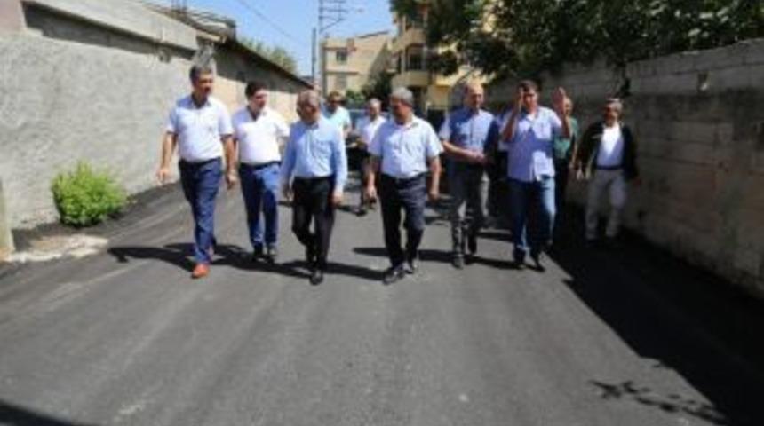 Mahallelere Karayolları Standardında Asfalt Yol