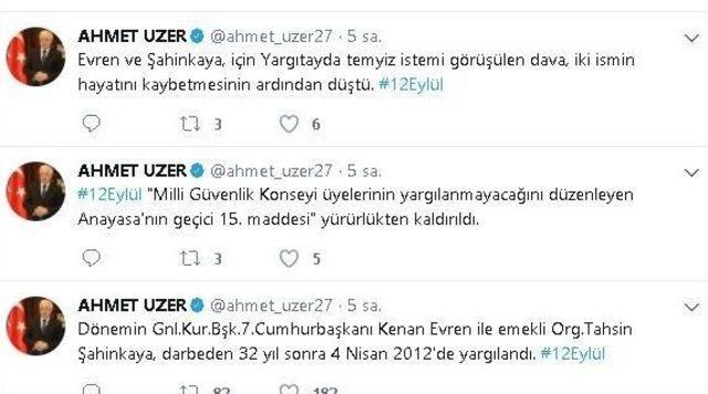 Milletvekili Uzer, 12 Eylül Darbesinin Bilançosunu Hatırlattı